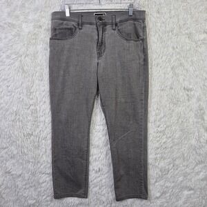Travis Mathew Mens Grey‎ Legacy Featherweight Denim Pants Size 32x28 Casual Golf